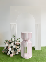 Pink Slatted Plinth