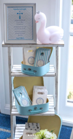 Mini White 3-Step Ladder