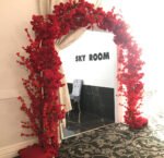 Red Cherry Blossom Arch - Image 2