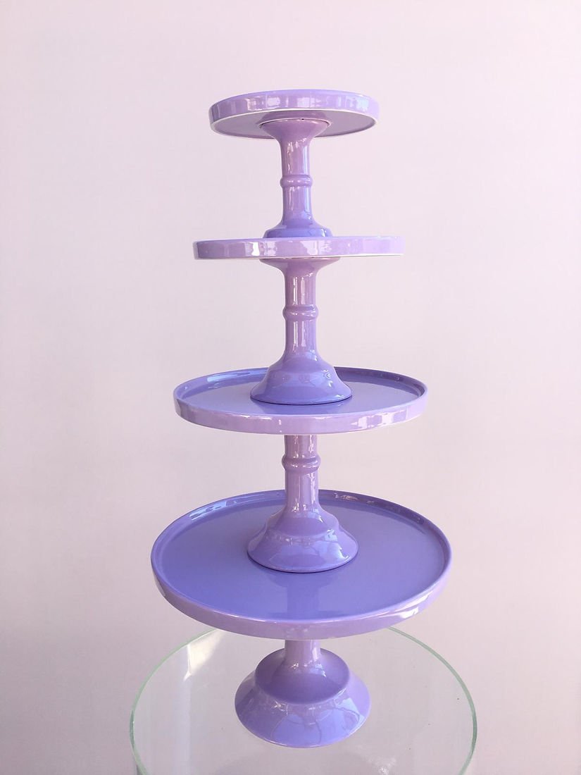 bead3e_a4617c2b28524bd6af813ec57c970948mv2.jpeg Pastel Purple Cake Stands - Image 1