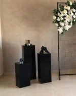 Black Square Plinths
