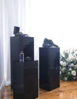 Black Square Plinths - Image 2