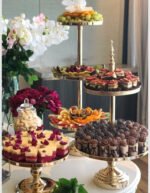 Gold Mirror Cake Stand - Image 2