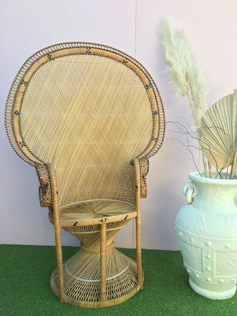 bead3e_e3dcb14468db4b62a7d6be4d5d7b67fcmv2.jpg Boho Peacock Chair - Image 1