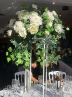 White Pillar Centrepieces