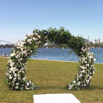 Wide Floral Arch